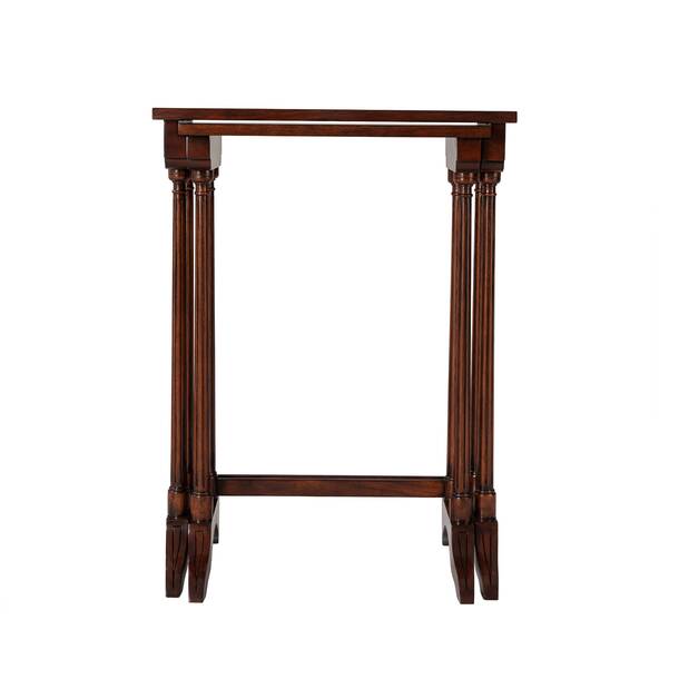 Theodore Alexander Essential Tall Solid Wood Accent Stool Wayfair